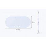 Wholesale Ultra-Slim Dual Wireless Charger Pad for Qi Compatible Device W7 (White)